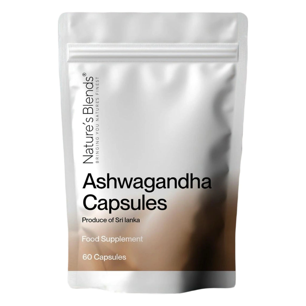 Ashwagandha Vegan Capsules 500mg (Withania Somnifera) Nature's Blends